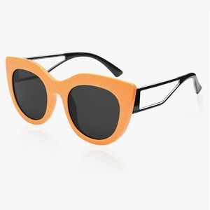 Oversized Polarized Sunglasses Cute Cat Eye Trendy Retro Designer Shades